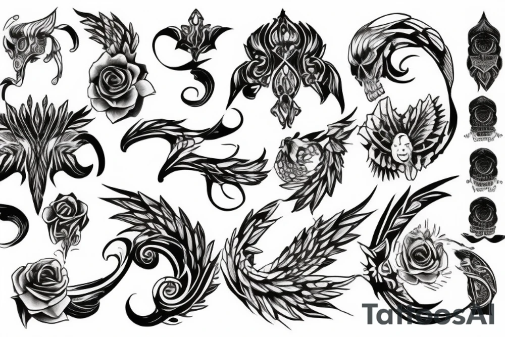 spine tattoo idea