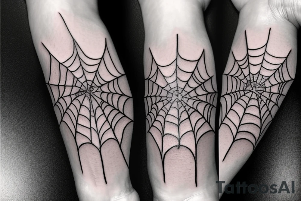 beautiful realistic spider tattoo idea