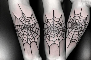 beautiful realistic spider tattoo idea