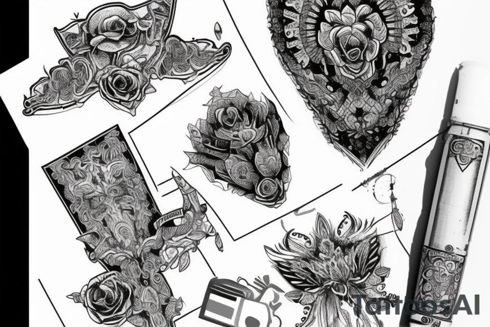 404 vertically tattoo idea