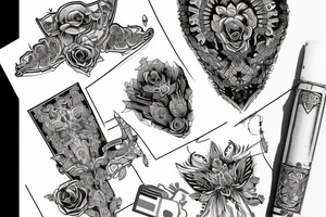 404 vertically tattoo idea