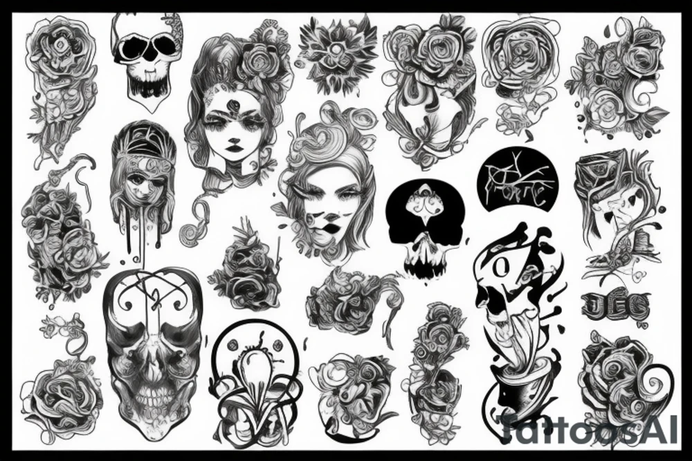 the numbers 404 vertically tattoo idea