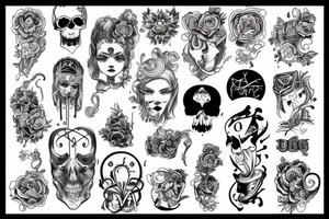the numbers 404 vertically tattoo idea