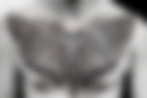 Chest tattoo tattoo idea
