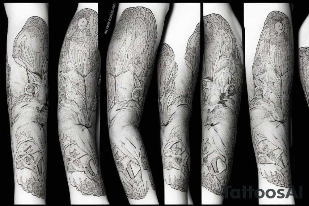 bunny
rabbit tattoo idea