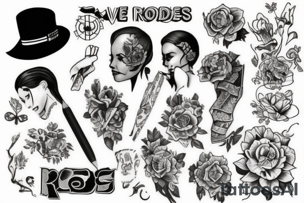 give me some ideas involving Rhodes tattoo idea