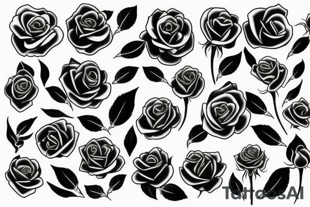 roses tattoo idea