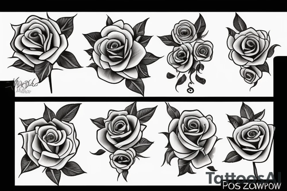 roses tattoo idea