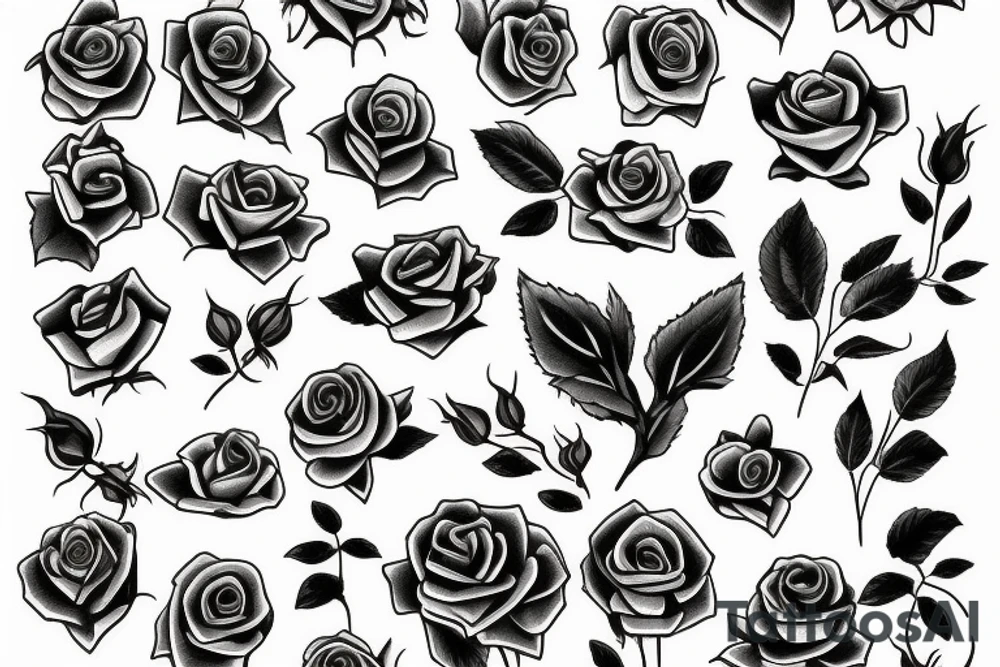 roses tattoo idea