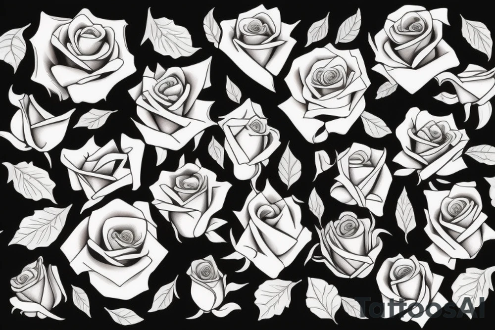 roses tattoo idea