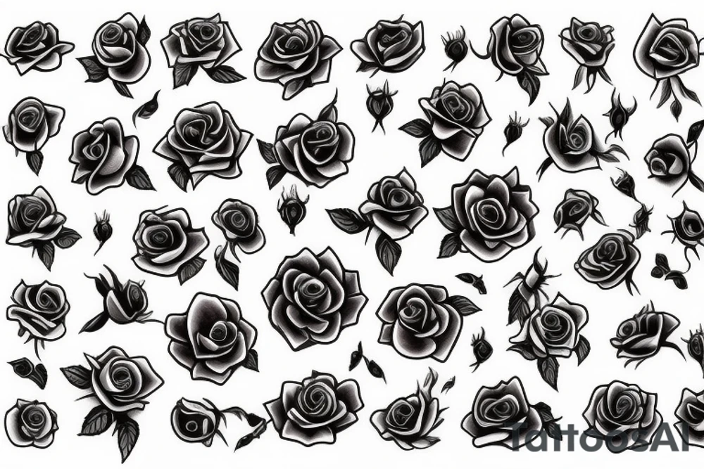 roses tattoo idea