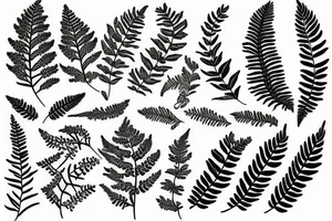 fern leave tattoo idea
