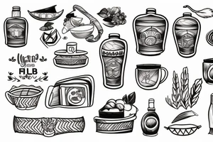 greek taverna tattoo idea