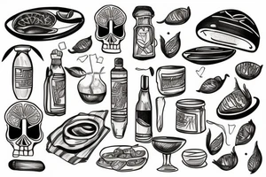 greek taverna tattoo idea