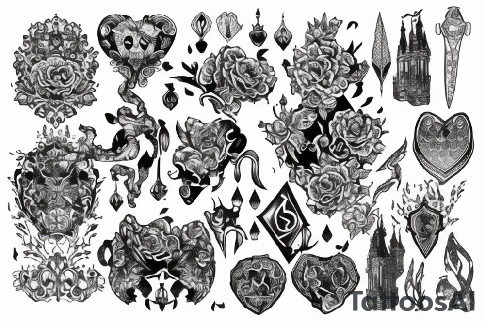 castle tattoo idea