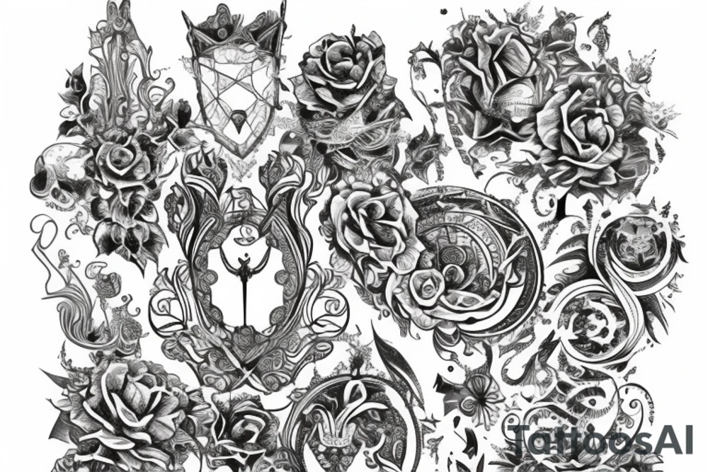 castle tattoo idea