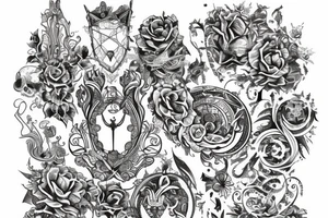 castle tattoo idea