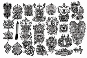 castle tattoo idea