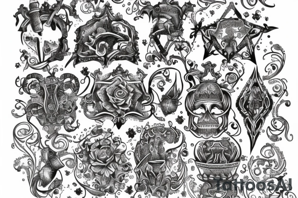 castle tattoo idea