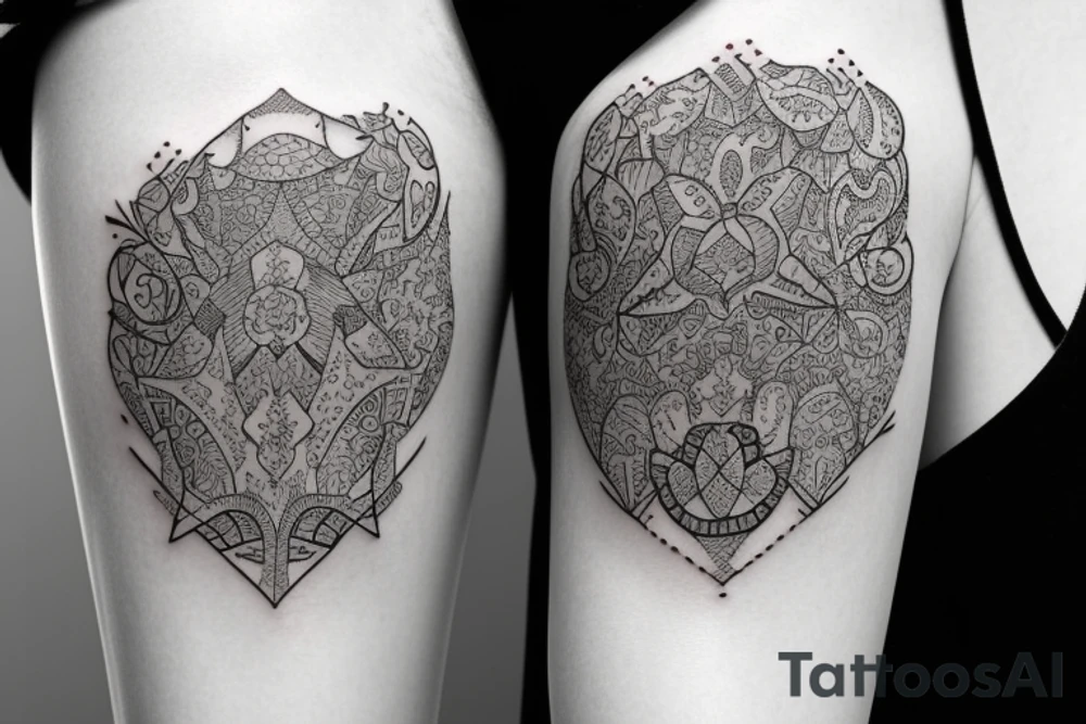 castle tattoo idea