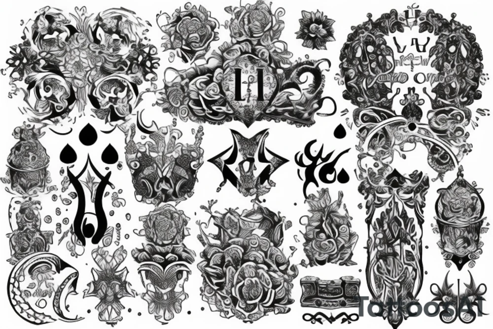 castle tattoo idea