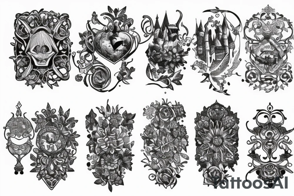 castle tattoo idea