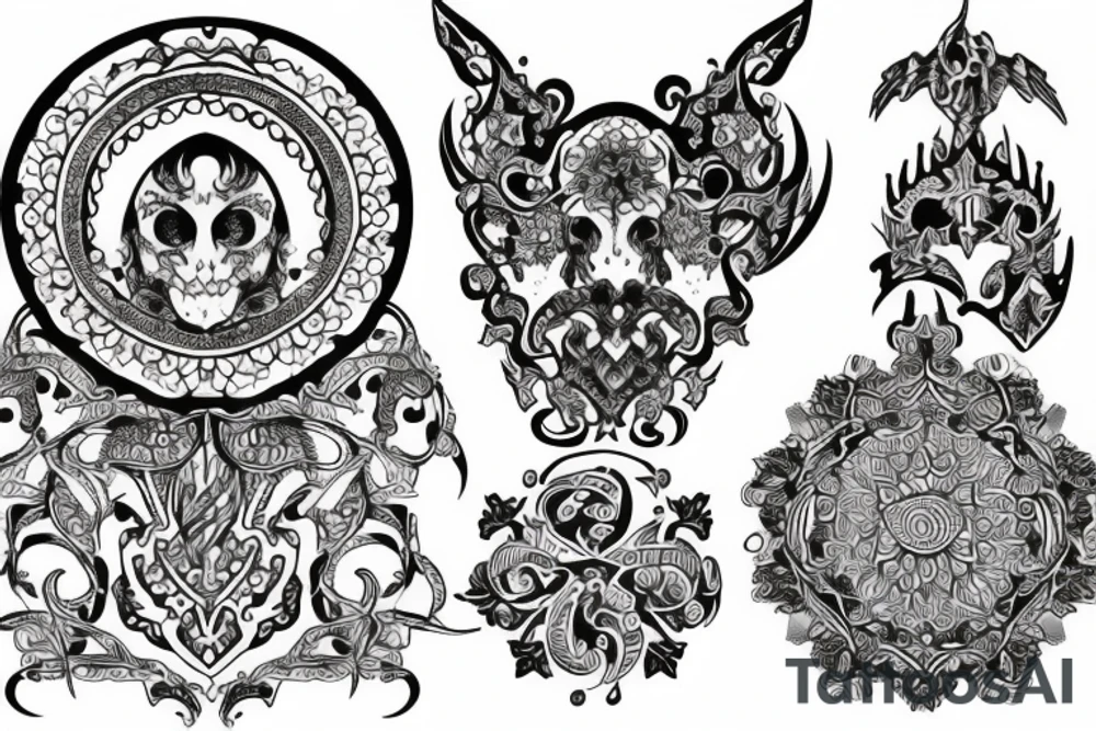castle tattoo idea