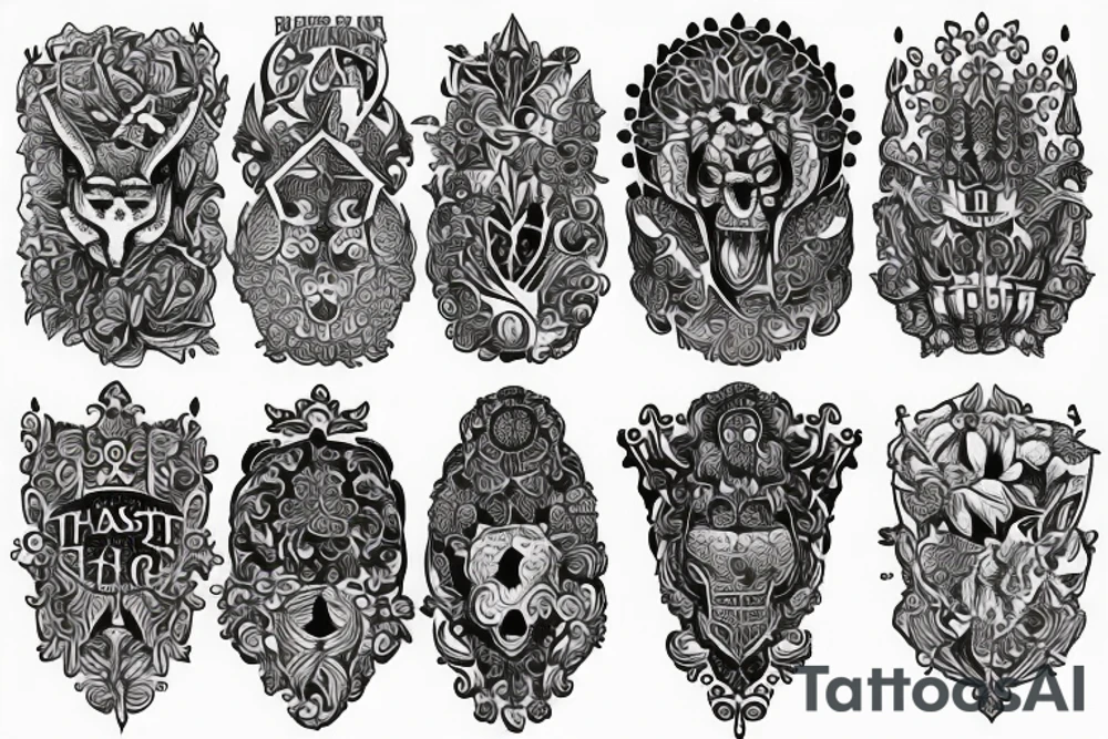 castle tattoo idea