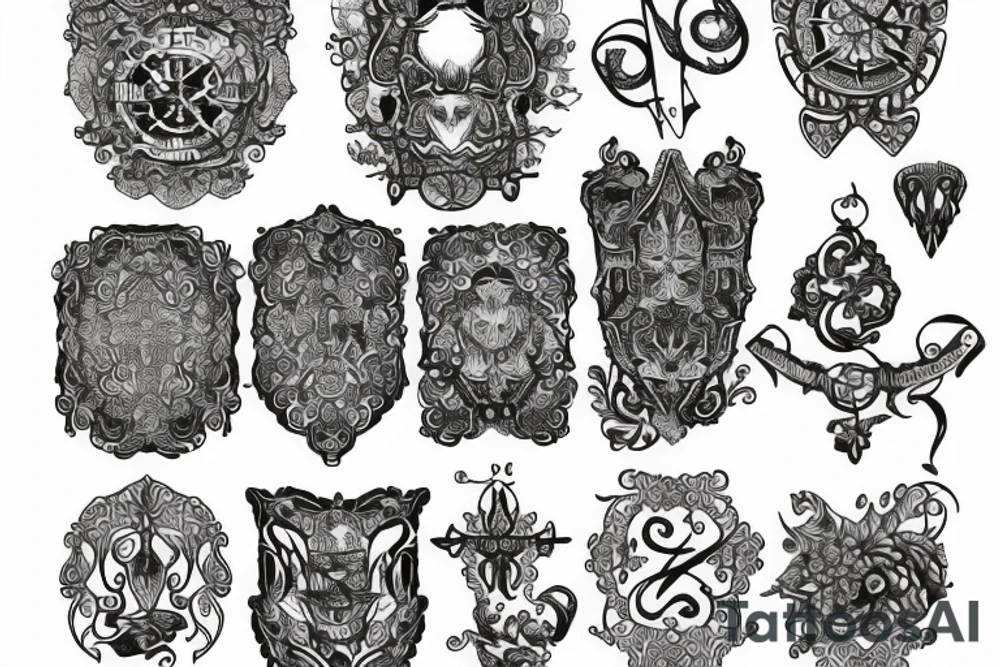 castle tattoo idea