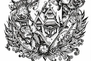 castle tattoo idea