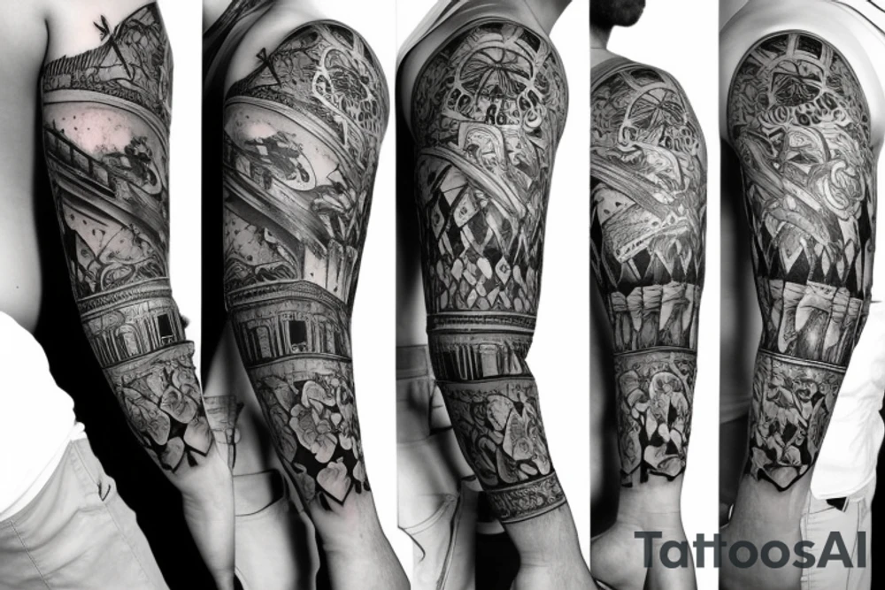 castle tattoo idea