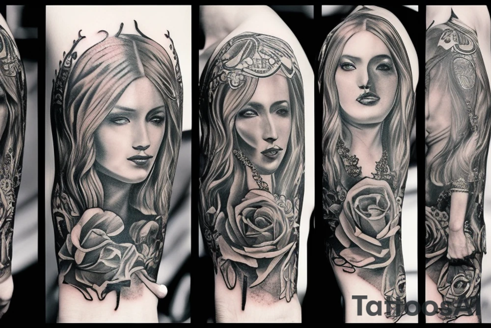 castle tattoo idea
