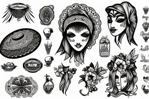 Greek scene tattoo idea