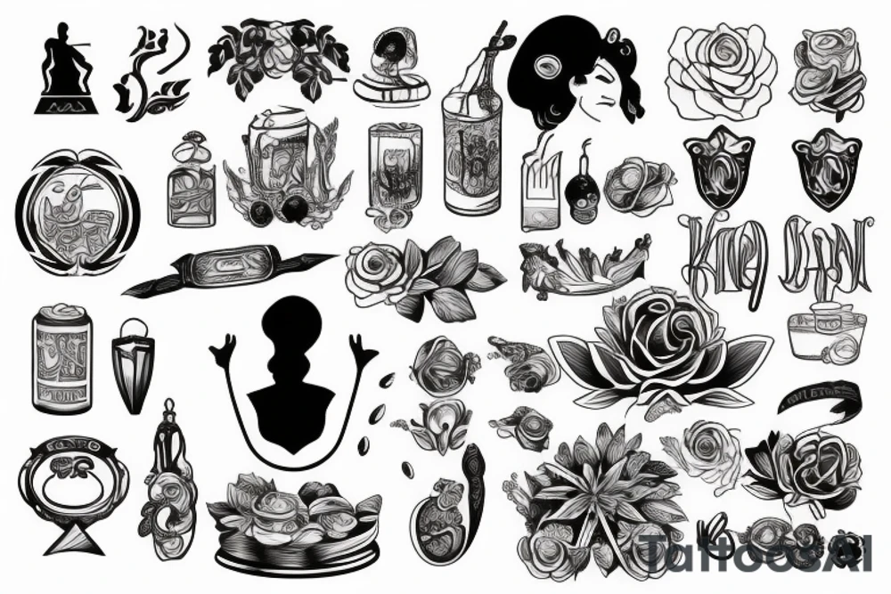 Greek scene tattoo idea