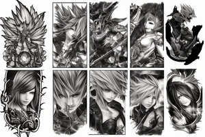 Final Fantasy magic tattoo idea