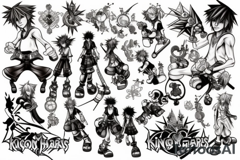 Kingdom Hearts tattoo idea