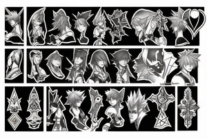 Kingdom Hearts tattoo idea