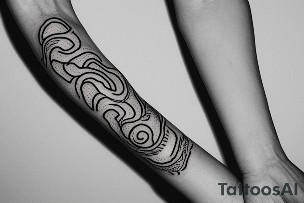 snake wrapping around wrist tattoo idea