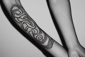 snake wrapping around wrist tattoo idea