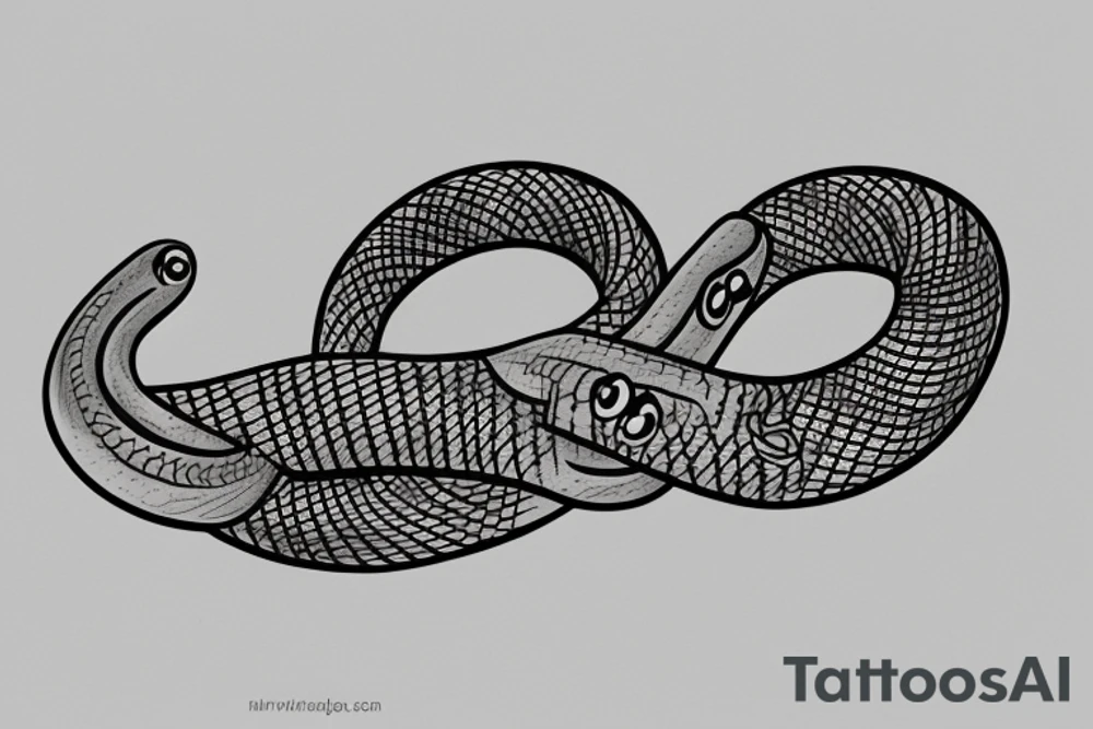 snake wrapping around wrist tattoo idea
