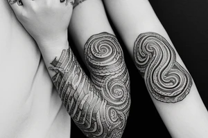 snake wrapping around wrist tattoo idea