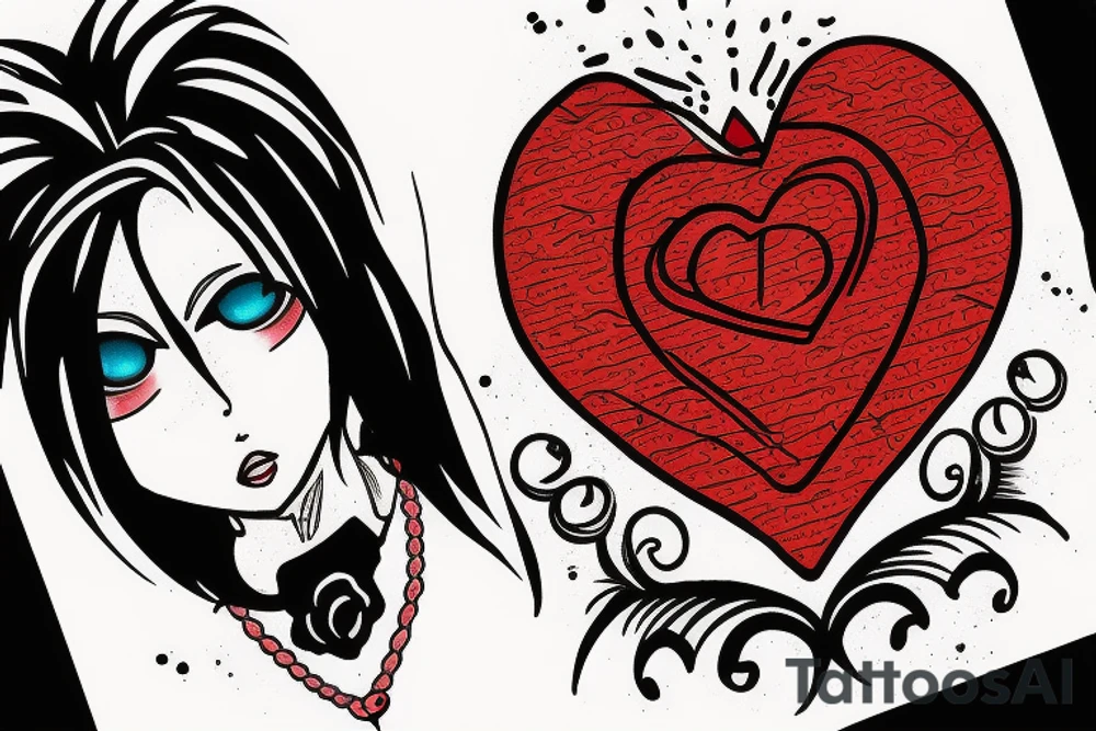 size is one point tattoo
tammy
big red heart with text which is "Takashi's Possession" tattoo idea