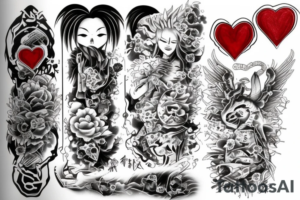 size is one point tattoo
tammy
big red heart with text which is "Takashi's Possession" tattoo idea