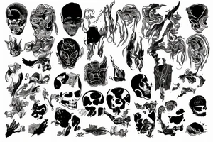 human which falling in minds tattoo idea