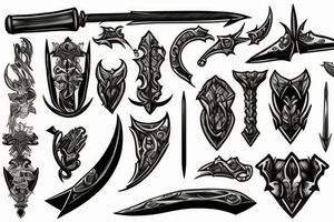 greatsword tattoo idea