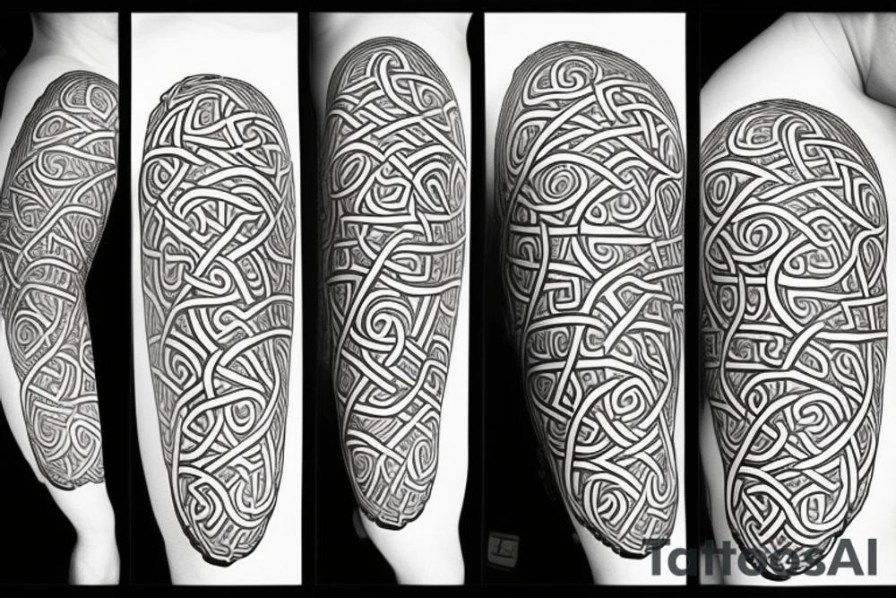 Celtic family tree tattoo idea