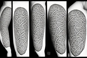 Celtic family tree tattoo idea