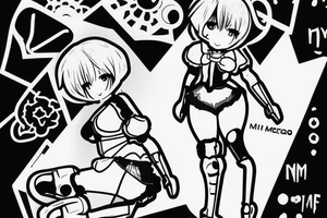 2b from Nier automata tattoo idea