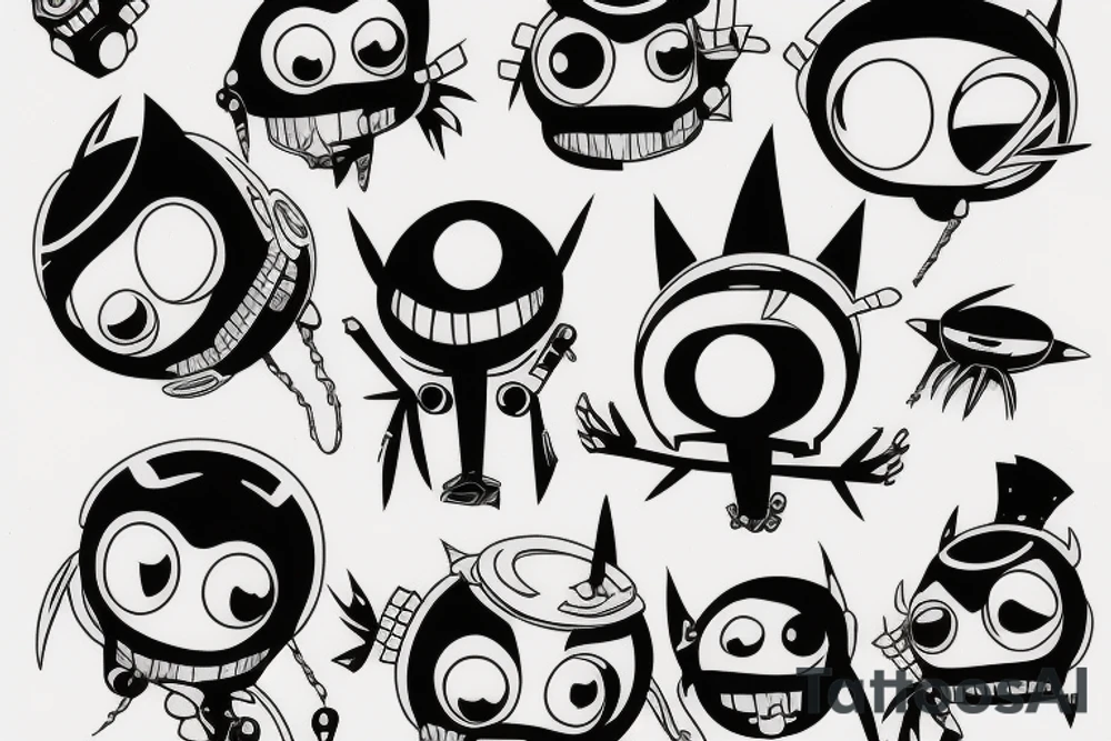 Invader zim tattoo idea