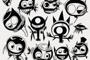 Invader zim tattoo idea